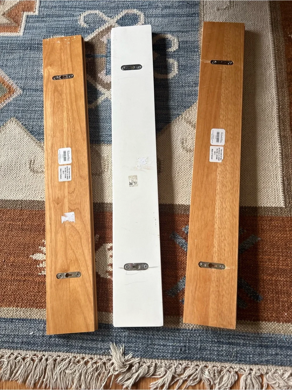 Land Of Nod Cork board Wall Strips Hooks Rare find set lot 3